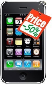 Цена на iPhone 3GS упала на 50%