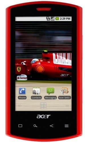 Acer представляет эксклюзивный смартфон Liquid E Ferrari