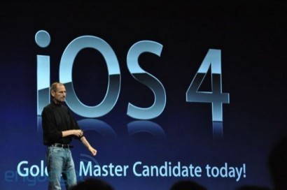 iOS 4 стала доступна для смартфонов Apple iPhone 3GS