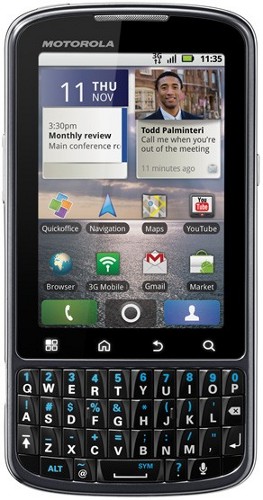 MWC 2011: Представлен бизнес-смартфон Motorola Pro для Европы