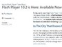 Adobe отложила выход Flash Player для Android-планшетов