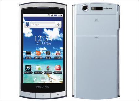 NEC Medias N-04C: «самый тонкий в мире» Android-смартфон