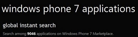 В Windows Phone 7 Marketplace доступно 9 тысяч приложений
