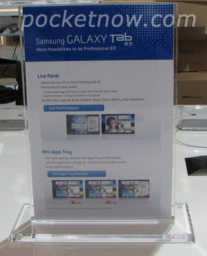 Детали о планшете Samsung Galaxy Tab 8.9