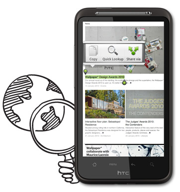 Смартфон HTC Desire HD обновится до Android 2.3 в начале апреля