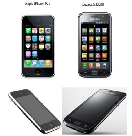 Apple обвиняет Samsung в плагиате с iPhone и iPad