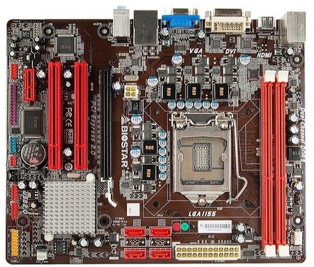 Материнская плата BIOSTAR H61MH для систем Intel LGA1155