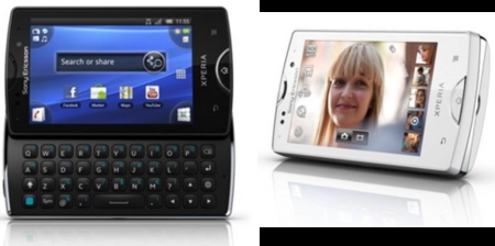 Sony Ericsson представила новое поколение смартфонов Xperia mini