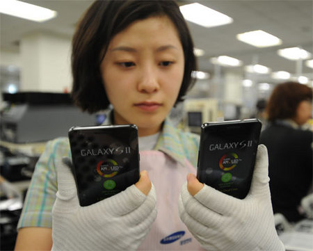 Количество заказов на Samsung Galaxy S II составило 3 миллиона