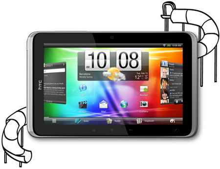 Планшет HTC Flyer приехал в Европу