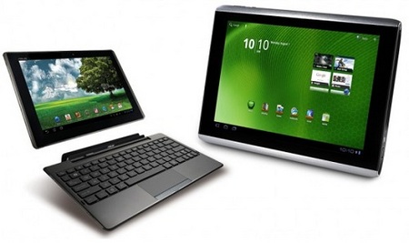 Планшеты Acer Iconia Tab A500 и ASUS Eee Pad Transformer получат Android 3.1 в июне