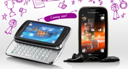 Sony Ericsson готовит телефоны Txt Pro и Mix Walkman
