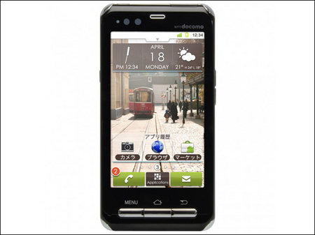 Fujitsu F-12C: смартфон в герметичном корпусе