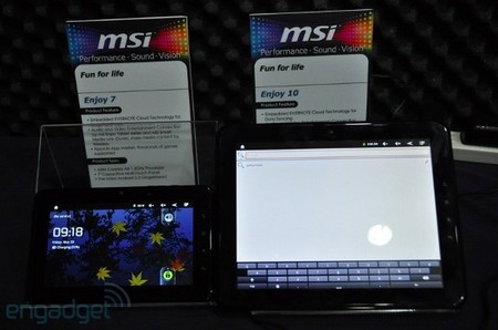 Computex 2011: бюджетные Android планшеты MSI WindPad Enjoy 7 и Enjoy 10