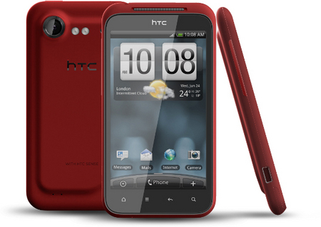 В России вышел красный смартфон HTC Incredible S