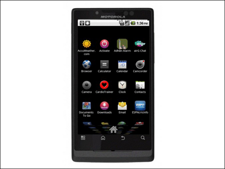 Представлен Android-коммуникатор Motorola Triumph