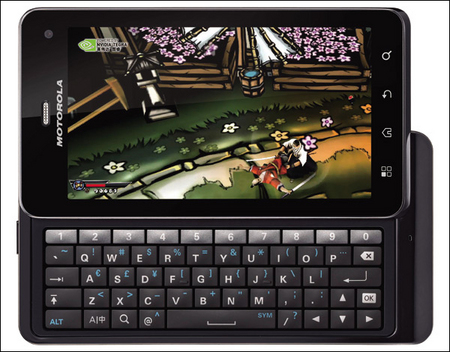 Motorola Milestone 3: смартфон с выдвижной клавиатурой