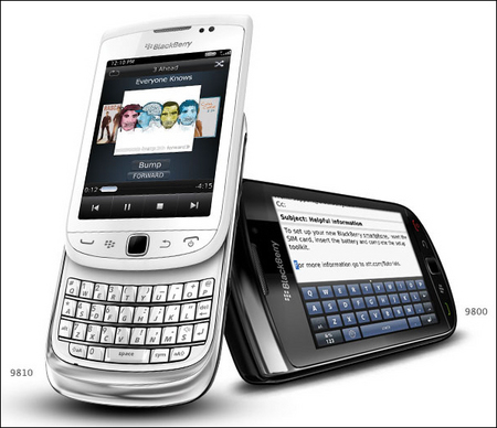 RIM представила новые смартфоны BlackBerry Torch