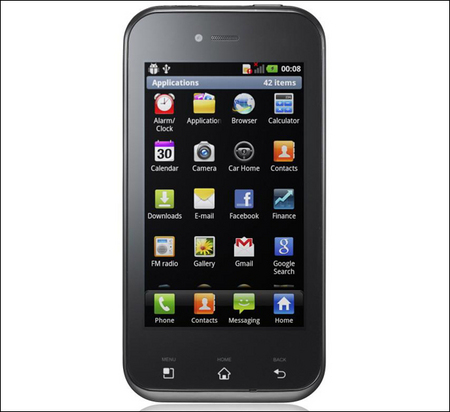 LG Optimus Sol: смартфон с 3,8-дюймовым дисплеем