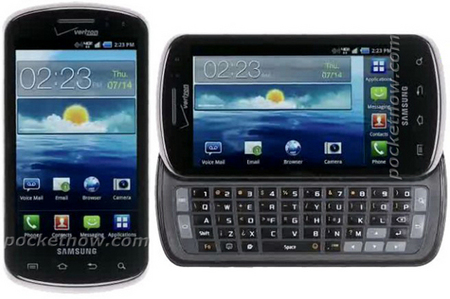 LTE смартфон Samsung Stratosphere с QWERTY на пресс-изображениях
