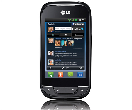 В России представлен смартфон LG Optimus Link