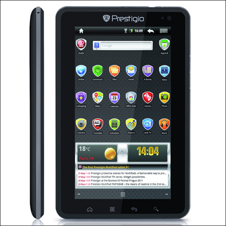 Prestigio MultiPad 7074B: планшет с поддержкой 3G
