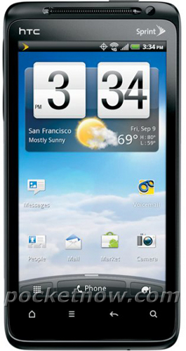 Смартфон HTC Evo Design 4G на пресс-изображении