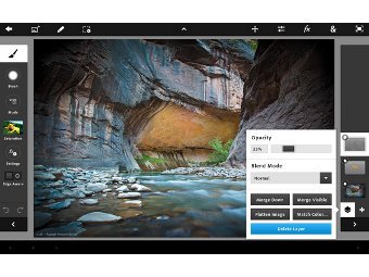 Adobe анонсировала "планшетную" версию Photoshop