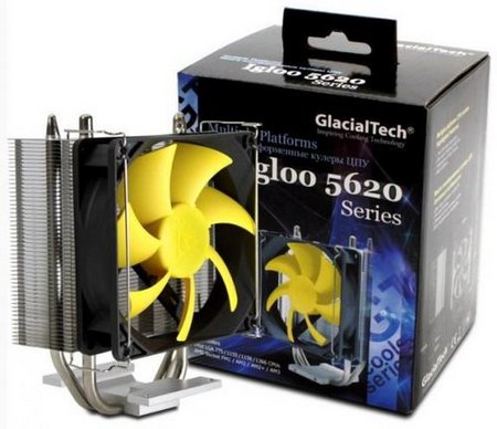 GlacialTech представляет CPU кулеры-башни Igloo 5620 Silent и Igloo 5620 PWM