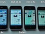 iPhone 4, iPhone 3GS и iPhone 3G с разными версиями iOS устроили "забег" на время