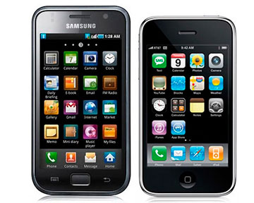 Samsung опередила Apple на рынке смартфонов