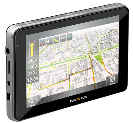 Автонавигатор teXet TN-550A на Android 2.3