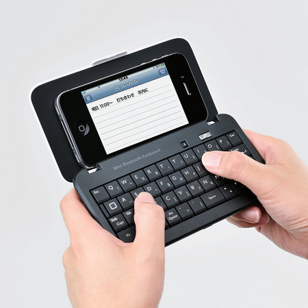 Карманная Bluetooth клавиатура Elecom TK-FBP029BK подойдет владельцам смартфонов