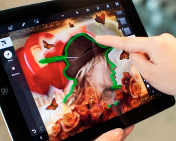 Вышел сенсорный Photoshop для iPad