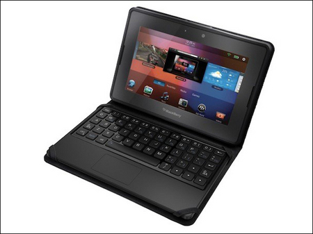 RIM выпустила клавиатуру-подставку для планшета BlackBerry PlayBook