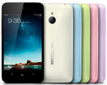 Meizu анонсировала четырехъядерный смартфон MX Quad-core