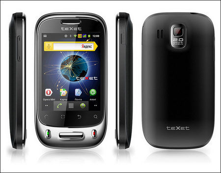 teXet TM-3000: бюджетный смартфон на платформе Android