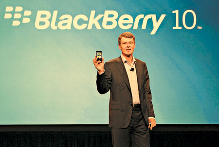 Первые смартфоны п/у BlackBerry 10 могут выйти в сентябре