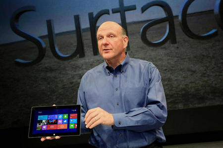 Microsoft рассчитывает на миллионные продажи планшетов Surface