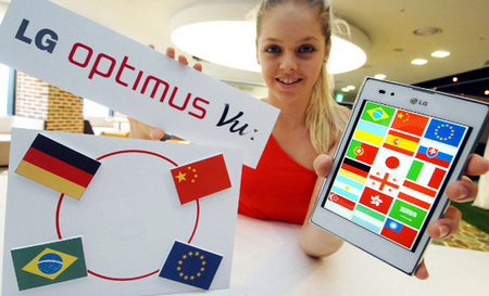 LG представила международную версию смартфона Optimus Vu