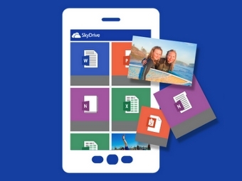Файлохранилище SkyDrive заработало на Android