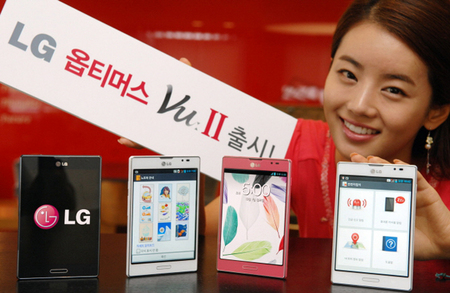 LG представила смартфон Optimus Vu II