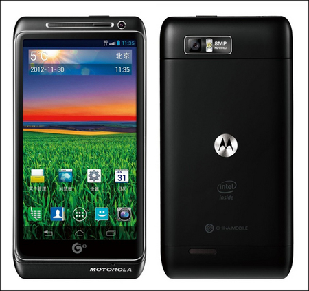 Motorola MT788: Android-смартфон на платформе Intel