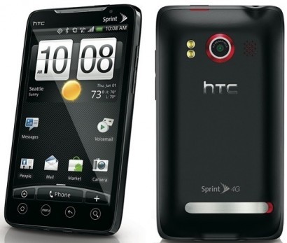 HTC EVO 4G - новый 4G коммуникатор c 4,3-дюймовым ЖК-дисплеем