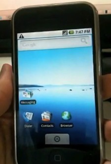 iPhone запустили под управлением Android